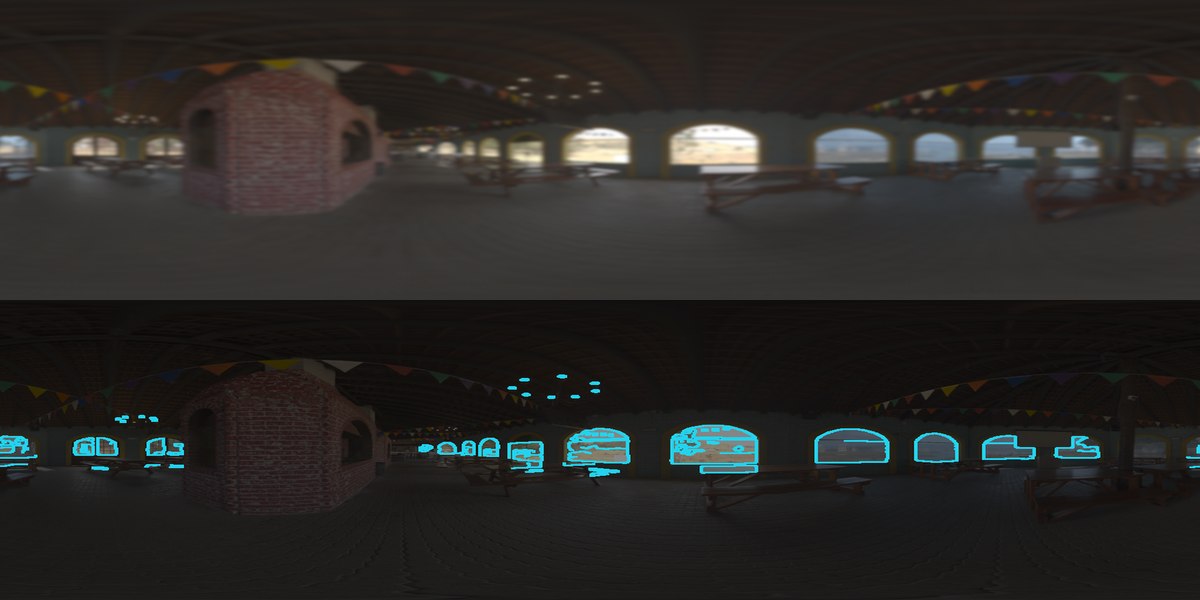 Boma spherical Gaussian blur and geodesic Canny output